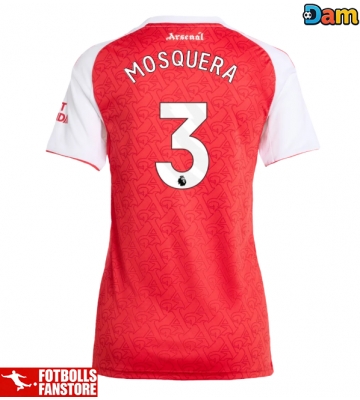 Arsenal Cristhian Mosquera #3 Hemmatröja Dam 2025-26 Kortärmad